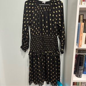 Yakira Bella Amber black and gold dress
